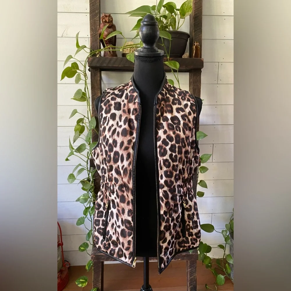 Chico’s: Animal Print Vest